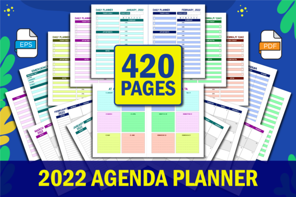 Download 420 Pages 2022 Agenda Planner - Premium Resources