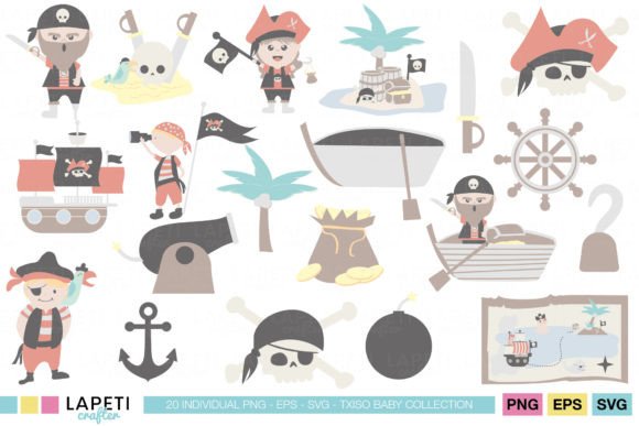 Download Pirate Scrapbook Printable Stickers - Scrapbook printable Collection